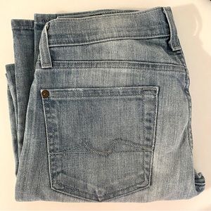 7 For All Mankind josefina boyfriend straight leg jeans - size 24